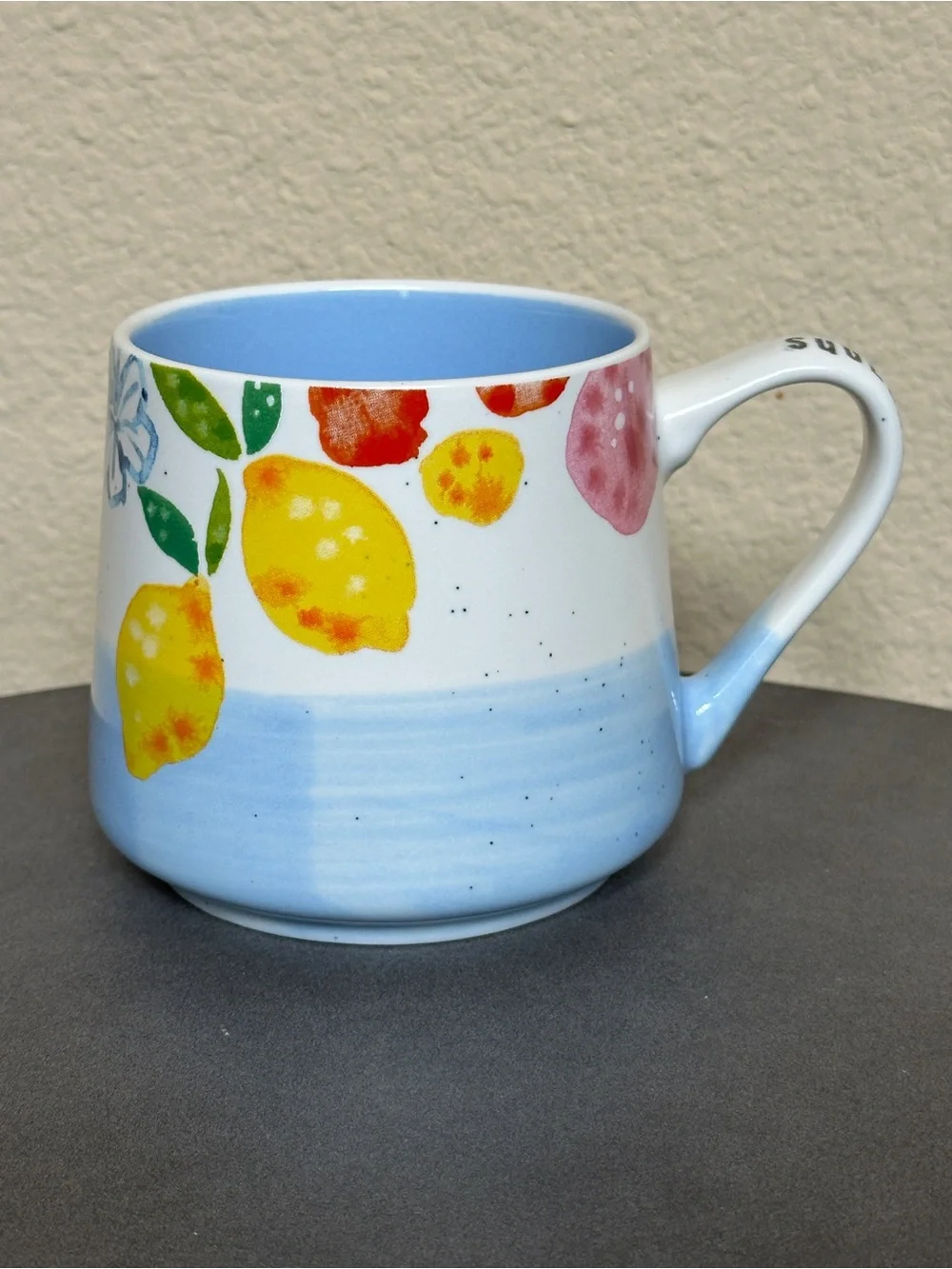 Morning Meadow Lemon Fruits Mug Coffee Cup Squeeze The Day - Perfect New